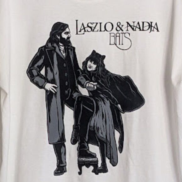 Laszlo & Nadja What We Do In The Shadows XL Unisex T-shirt - Picture 3 of 3